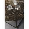 Circle Coffee Table - Dark emperador marble