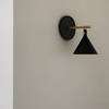 Cast Sconce Wall Lamp - Black