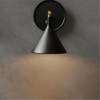 Cast Sconce Wall Lamp - Black