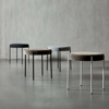 Series 430 Low Stool - Black Metal