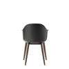 Harbour Dining Arm Chair - Dark Oak Wood Legs - Hard Shell