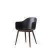 Harbour Dining Arm Chair - Dark Oak Wood Legs - Hard Shell
