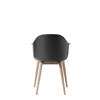 Harbour Dining Arm Chair - Natural Oak Wood Legs - Hard Shell