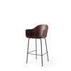 Harbour Bar Arm Chair - Black Steel Legs - Hard Shell