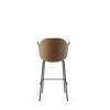 Harbour Bar Arm Chair - Black Steel Legs - Hard Shell