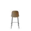 Harbour Bar Side Chair - Black Steel Legs - Hard Shell