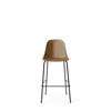 Harbour Bar Side Chair - Black Steel Legs - Hard Shell