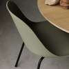 Harbour Dining Side Chair - Black Steel Legs - Hard Shell