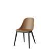 Harbour Dining Side Chair - Dark Oak Wood Legs - Hard Shell