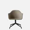 Harbour Swivel Arm Chair - Black Steel Base - Remix 2 233
