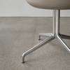 Harbour Swivel Arm Chair - Polished Aluminum Base