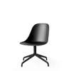 Harbour Swivel Side Chair - Black Steel Base - Hard Shell