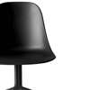 Harbour Swivel Side Chair - Black Steel Base - Hard Shell