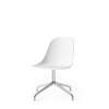 Harbour Swivel Side Chair - Polished Aluminum Base - Hard Shell