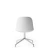 Harbour Swivel Side Chair - Polished Aluminum Base - Hard Shell