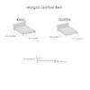 Diagram - Morgan Leather Bed
