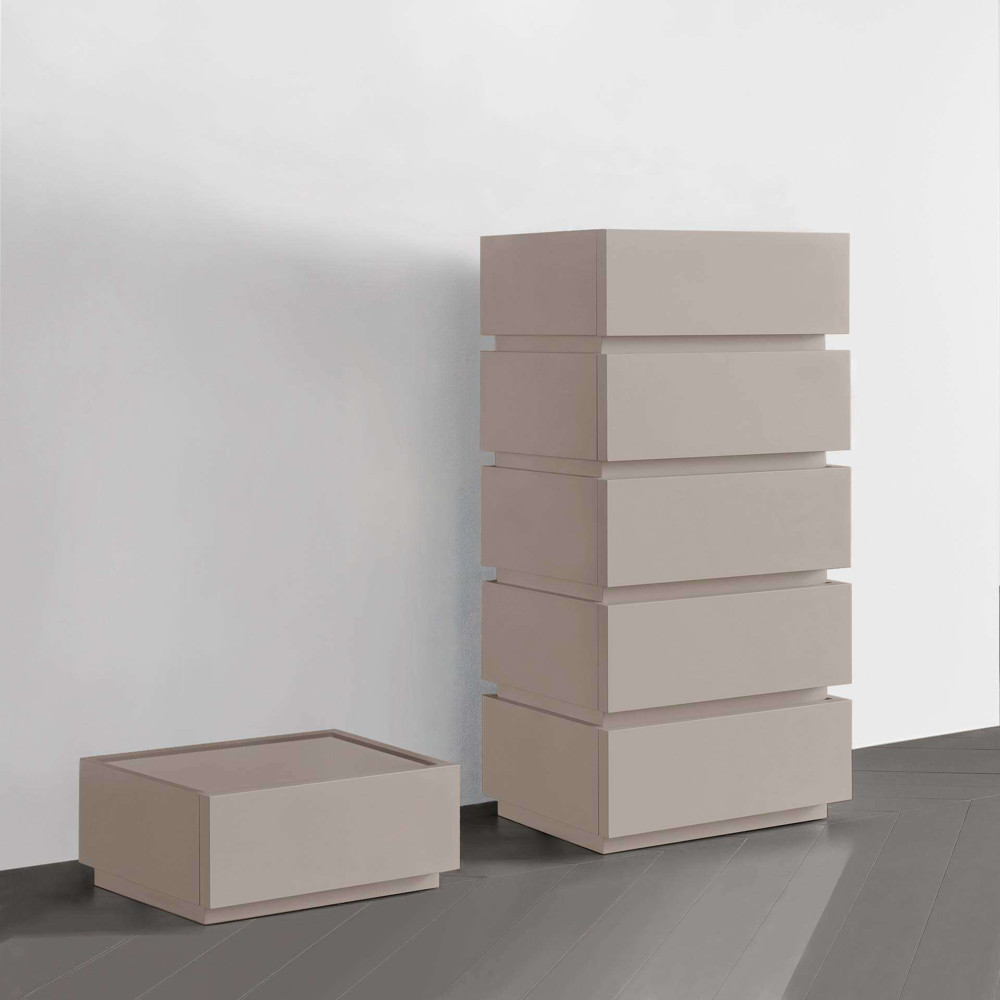 Super Stackable 22" Nightstand Lacquer Finish - corda