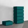 Super Stackable 22" Nightstand Lacquer Finish - verde finlandia