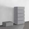 Super Stackable 22" Nightstand Lacquer Finish - grigio polvere