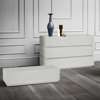 Super Stackable 51" Drawer Chest Lacquer Finish - light grey