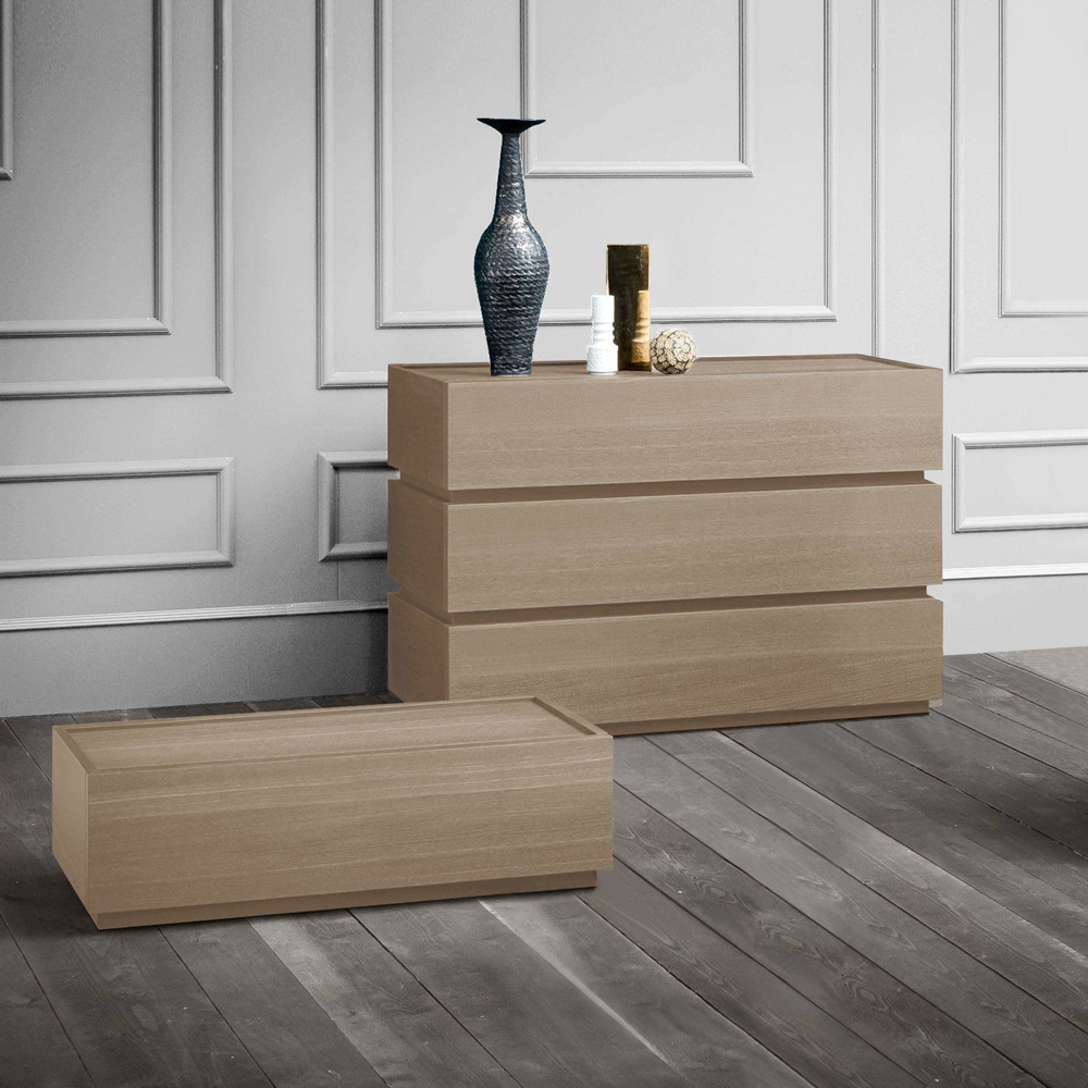 Super Stackable 36" Nightstand - oak visione