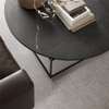 Circle Coffee Table - Black matte marble