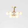Apiales 9 Ceiling brushed Brass Opal