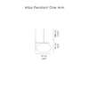 Diagram - Alba Pendant One Arm