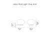 Diagram - Alba Wall Light One Arm
