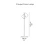 Diagram - Coupe Floor Lamp Black