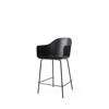 Harbour Counter Height - Black Steel Legs - Hard Shell- Black