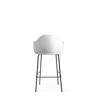 Harbour Bar Height - Black Steel Legs - Hard Shell- Light Grey