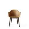 Harbour Dining Arm Chair - Dark Oak Wood Legs - Dakar Cognac