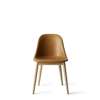 Harbour Dining Side Chair - Natural Oak Wood Legs - Dakar Cognac