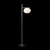 Alba Floor Lamp One Arm - Satin Brass