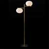Alba Floor Lamp Two Arms - Satin Brass