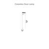 Diagram - Colombo Floor Lamp