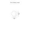 Diagram - Eva Table Lamp