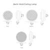 Diagram - Berlin WallCeiling Lamp