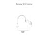 Diagram - Coupe Wall Lamp