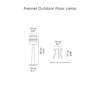 Diagram - Fresnel Outdoor Floor Lamp