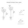 Diagram - Lyndon Outdoor Floor Lamp