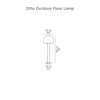 Diagram - Otto Outdoor Floor Lamp