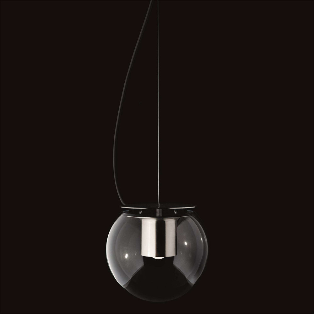 The Globe Pendant Satin Nickel - Small
