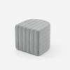 Zigzag Pouf - Domkapa-Price Category 1-Powell Light Grey