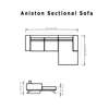 Diagram - Aniston Sectional Sofa
