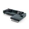 Aniston Sectional Sofa - Siege 0881 Blue Stone