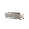 Aniston 3 Seater Sofa - Siege 1104 Greige Ferro