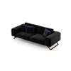 Aniston 3 Seater Sofa - Siege 0968 Deep Black