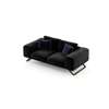Aniston 2 Seater Sofa - Siege 0968 Deep Black